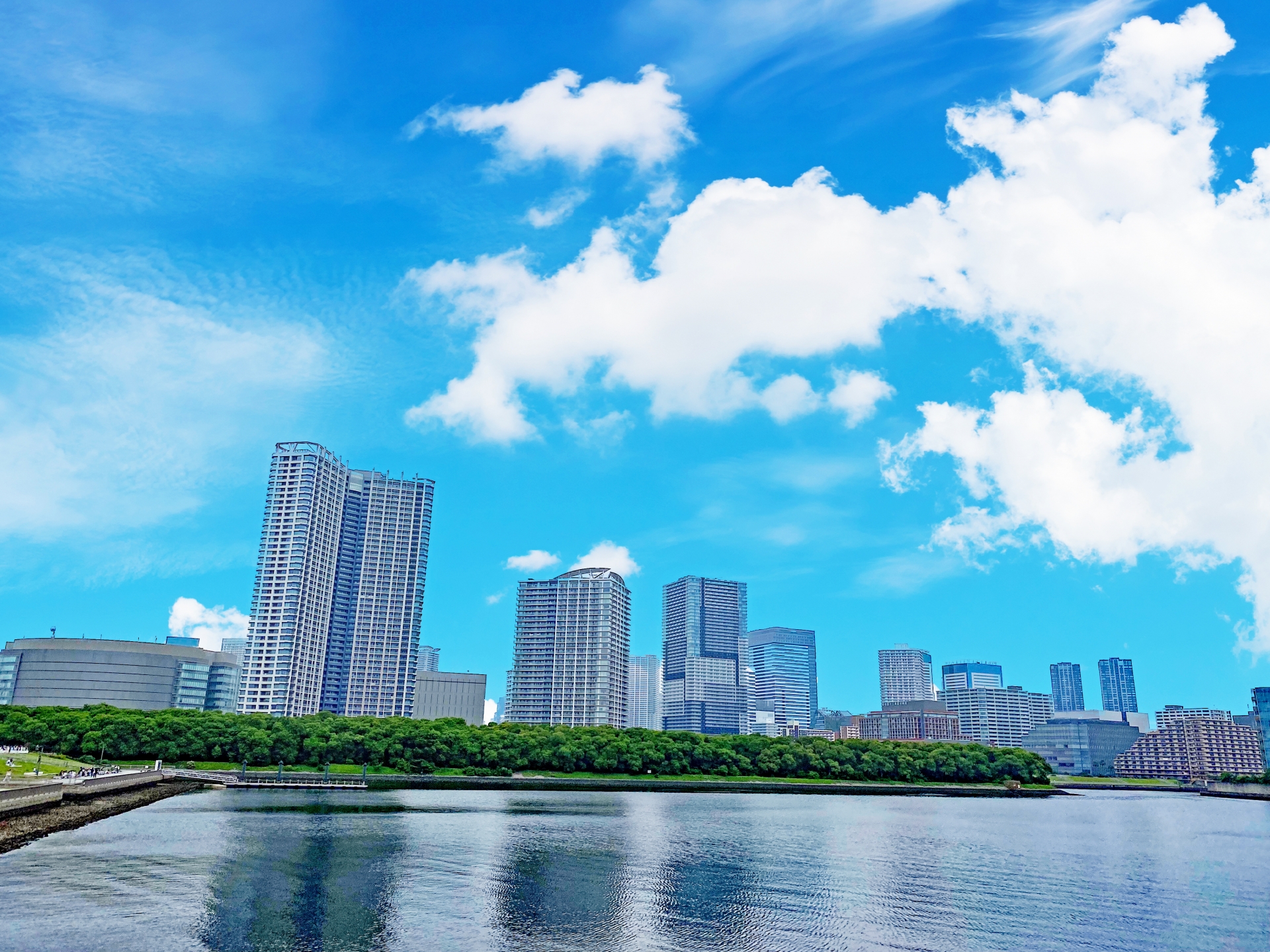 有明の風景の画像